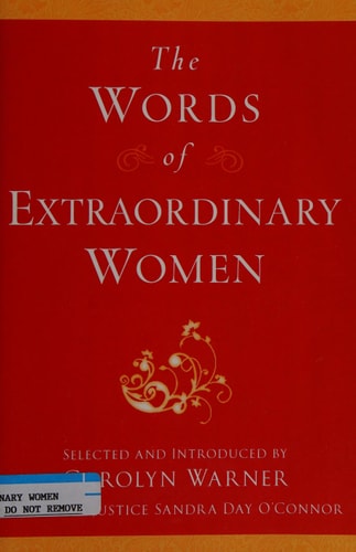 The Words of Extraordinary Women (Newmarket Words Of Series)