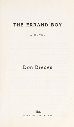 The Errand Boy: A Novel