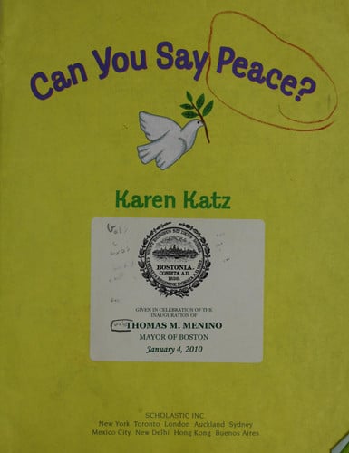 Can You Say Peace?