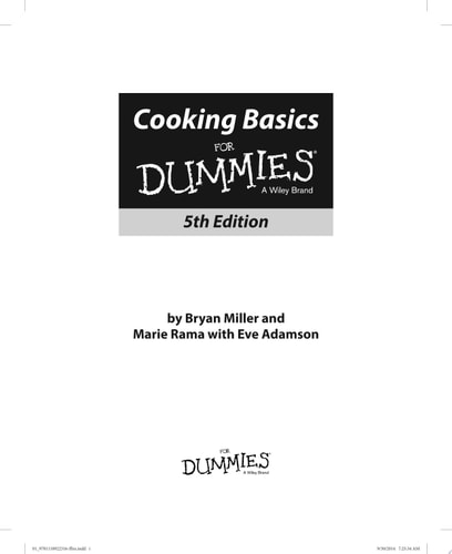 Cooking Basics for Dummies