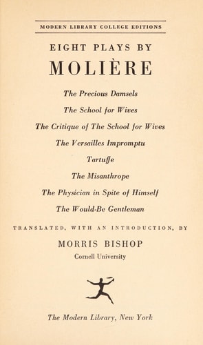 Eight Plays by Moliere