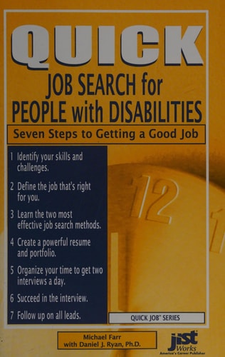 Quick Job Search for People with Disabilities Seven Steps to Getting a Good Job
