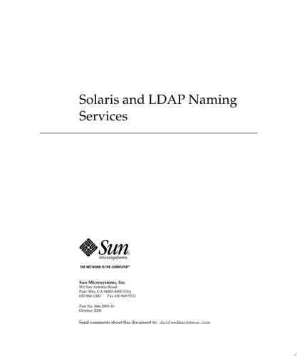 Solaris and LDAP Naming Services: Deploying LDAP in the Enterprise