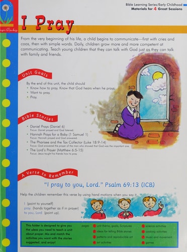 I pray (Bible learning series/early childhood)