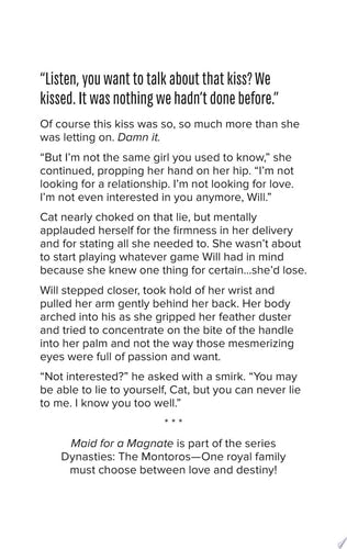 Maid for a Magnate (Dynasties: The Montoros)