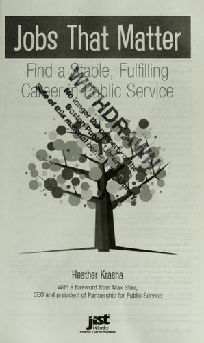 Jobs That Matter: Find a Stable, Fulfilling Career in Public Service