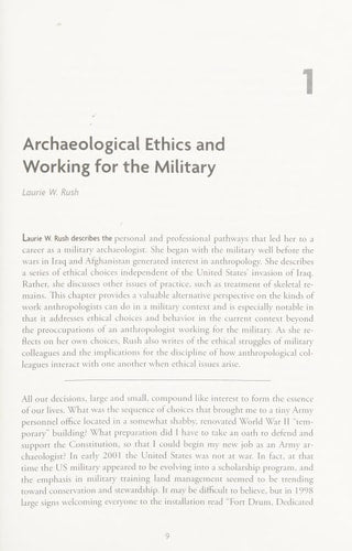 Practicing Military Anthropology: Beyond Expectations and Traditional Boundaries