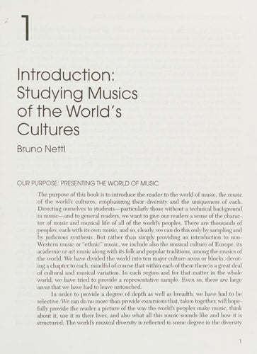 Excursions in World Music (3rd Edition)