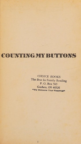 Counting My Buttons