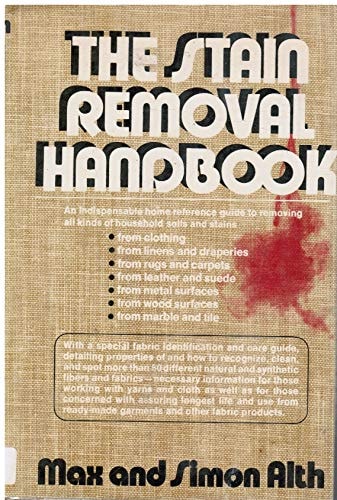 The stain removal handbook