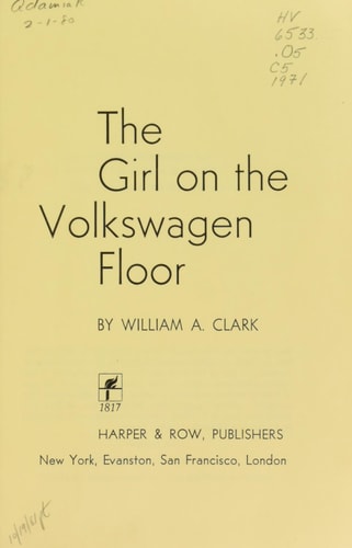 The girl on the Volkswagen floor,