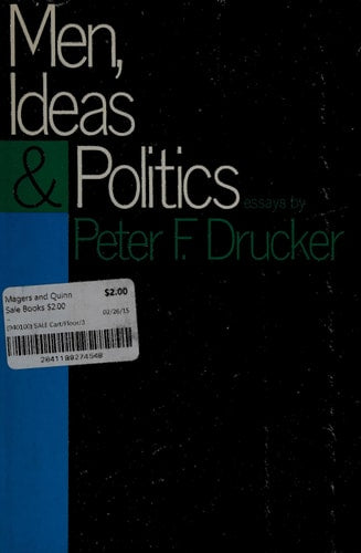 Men, Ideas and Politics; Essays,