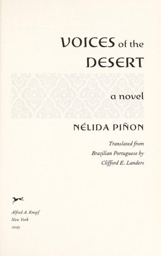 Voices of the Desert: A novel