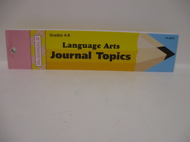 Language Arts Journal Topics (Grades 4-8)