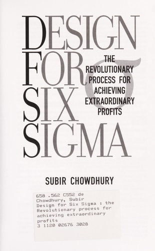 Design for Six Sigma