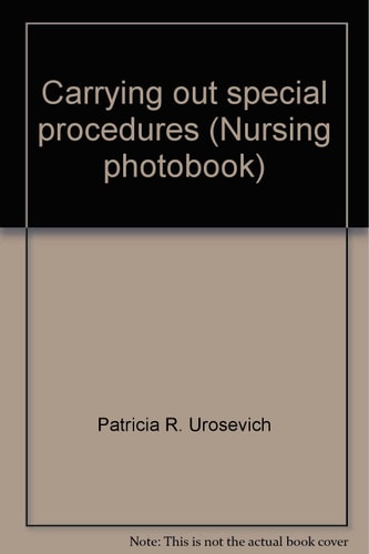Carrying out special procedures (Nursing photobook)