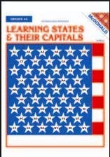 Learning States & Their Capitals - Grades 4-6