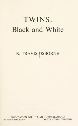 Twins: Black and White