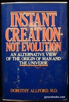 Instant creation--not evolution