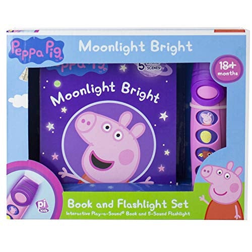 Peppa Pig Moonlight Bright: Book and Flashlight Set [With Flashlight]