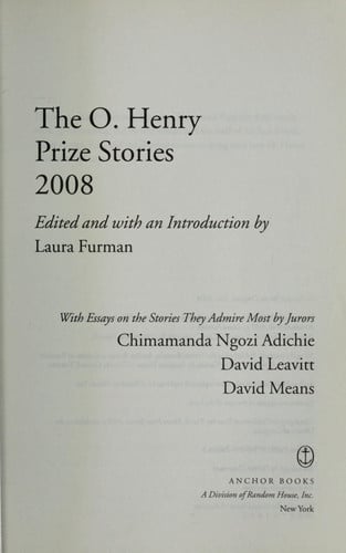 O. Henry Prize Stories 2008 (The O. Henry Prize Collection)