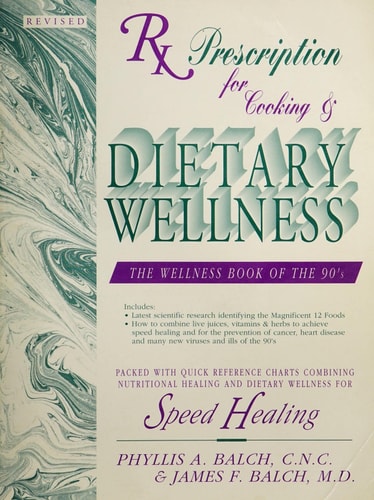 Rx prescription for cooking and dietary wellness