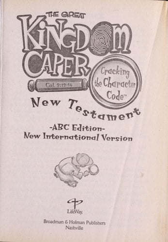 The Great Kingdom Caper: New Testament