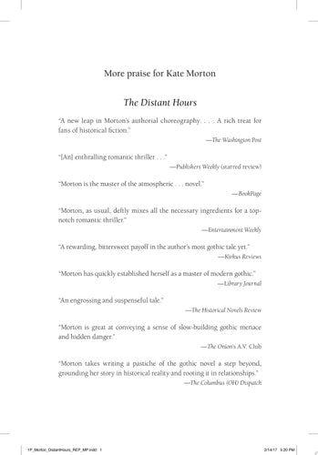 The Distant Hours A Novel