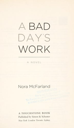 A Bad Day's Work: A Novel (A Lilly Hawkins Mystery)