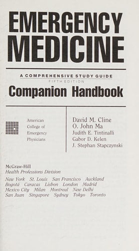 Emercency Medicine Fifth Edition Companion Handbook