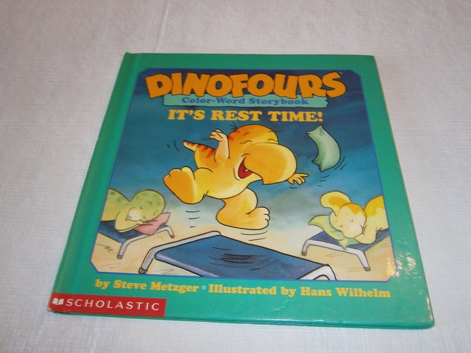 It's Rest Time- Dinofour (Color-Word Storybook, First Scholastic printing, October 2001)