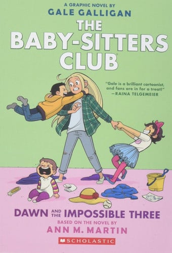 Dawn and the Impossible Three: A Graphic Novel (The Baby-Sitters Club #5): Full-Color Edition (5) (The Baby-Sitters Club Graphix)