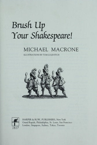 Brush Up Your Shakespeare!