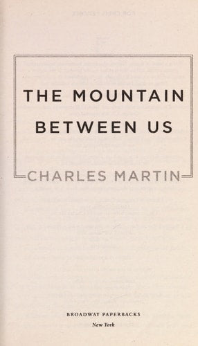 The Mountain Between Us A Novel