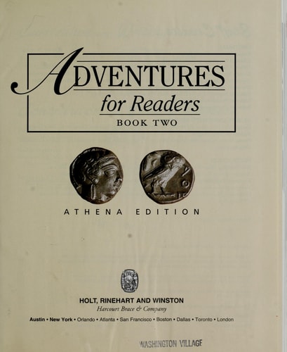 Adventures in Reading: Athena Edition