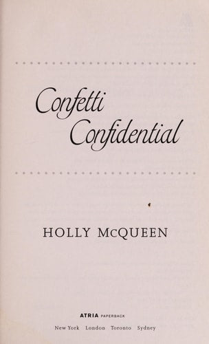 Confetti Confidential: A Novel