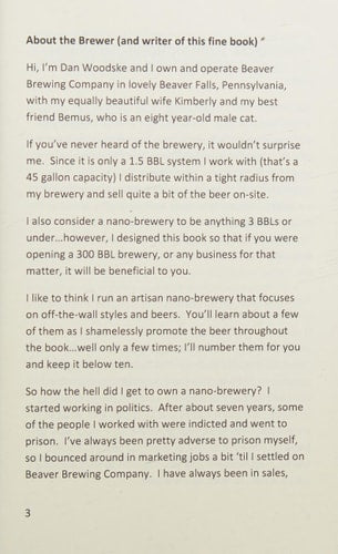 A Brewer's Guide to Opening a Nano Brewery: Your $10,000 Brewery Consultant for $15, Vol. 1