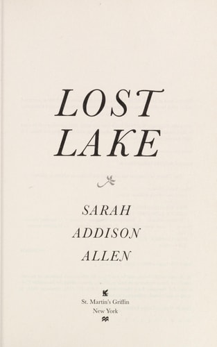 Lost Lake A Novel
