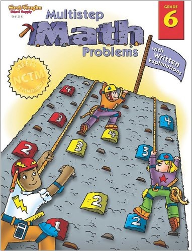 Multistep Math Problems: with Written Explanations, Grade 6