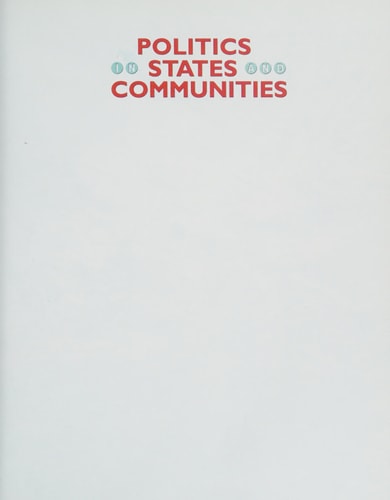Politics in States and Communities