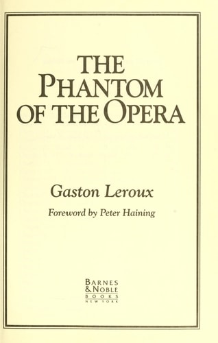 The Phantom of the Opera