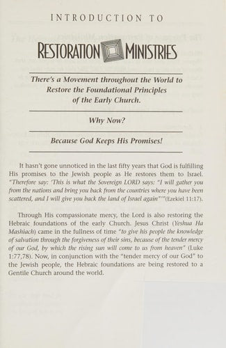 Restoring the early church