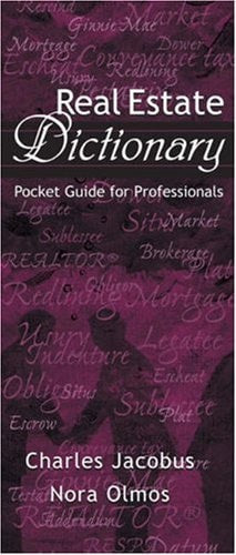 Real Estate Dictionary: Pocket Guide for Professionals