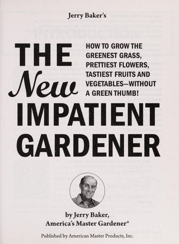 The New Impatient Gardener