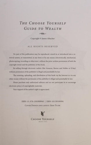 The Choose Yourself Guide to Wealth