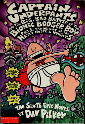 SCHOLASTIC BOOKS (TRADE) CAPTAIN UNDERPANTS AND THE BIG BAD (Set of 6)