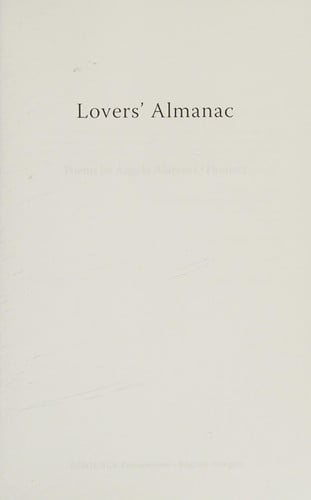 Lovers' Almanac
