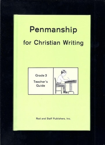 Penmanship for Christian Writing, Grade 3