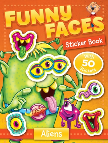Funny Faces Sticker Book: Aliens (Funny Faces Sticker Books)