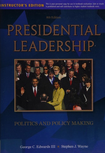 Presidential Leadership 8th Edition